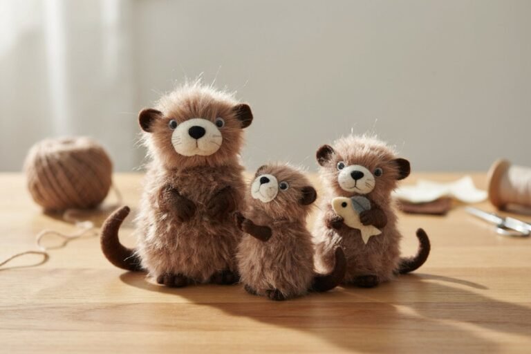 How to Make Pom Pom Otters: An Easy and Adorable Animal Craft
